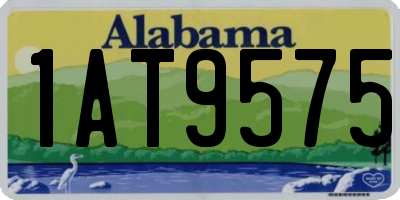 AL license plate 1AT9575
