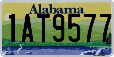 AL license plate 1AT9577