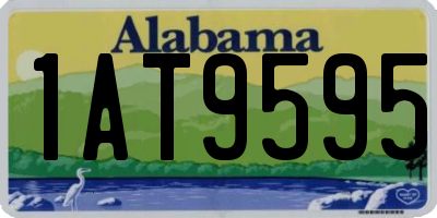 AL license plate 1AT9595