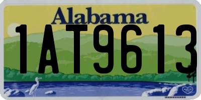 AL license plate 1AT9613