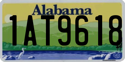 AL license plate 1AT9618