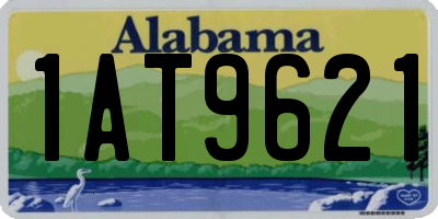 AL license plate 1AT9621