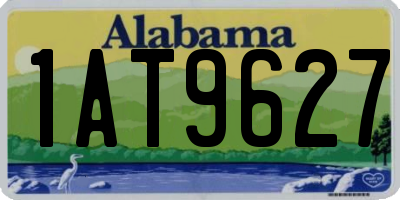 AL license plate 1AT9627