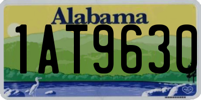 AL license plate 1AT9630