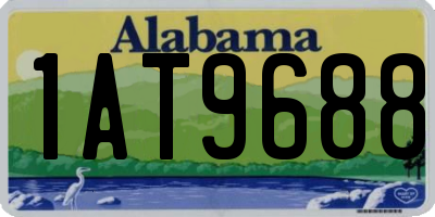 AL license plate 1AT9688