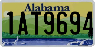 AL license plate 1AT9694