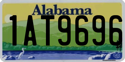 AL license plate 1AT9696