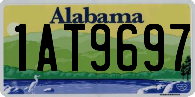 AL license plate 1AT9697