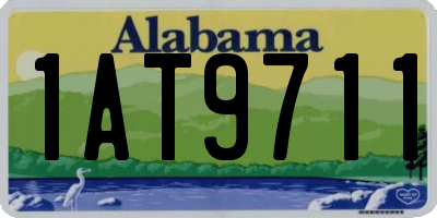 AL license plate 1AT9711