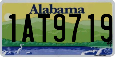 AL license plate 1AT9719