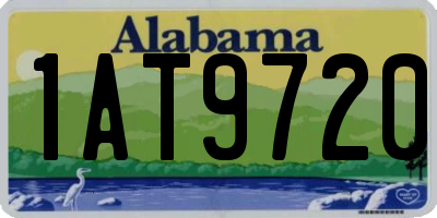 AL license plate 1AT9720