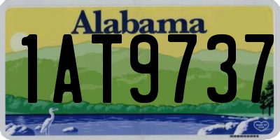 AL license plate 1AT9737
