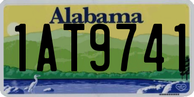 AL license plate 1AT9741