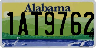 AL license plate 1AT9762