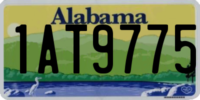 AL license plate 1AT9775