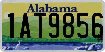 AL license plate 1AT9856