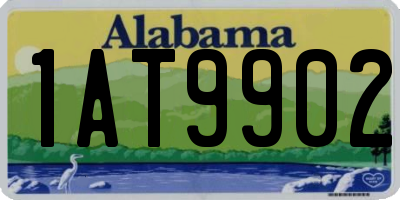 AL license plate 1AT9902