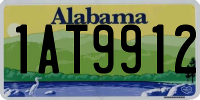 AL license plate 1AT9912