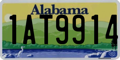 AL license plate 1AT9914