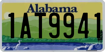 AL license plate 1AT9941
