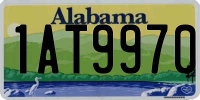 AL license plate 1AT9970