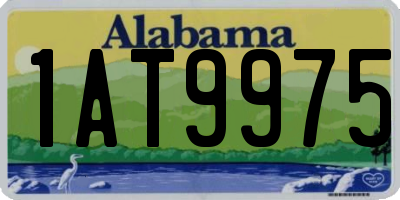 AL license plate 1AT9975