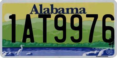 AL license plate 1AT9976