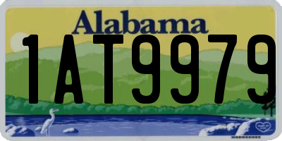 AL license plate 1AT9979