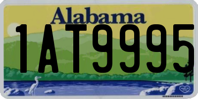 AL license plate 1AT9995