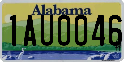 AL license plate 1AU0046