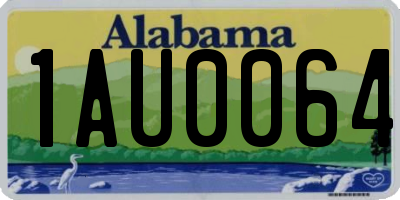 AL license plate 1AU0064