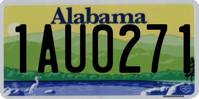 AL license plate 1AU0271