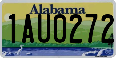 AL license plate 1AU0272