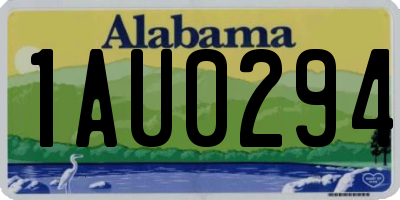 AL license plate 1AU0294