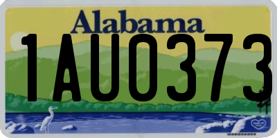 AL license plate 1AU0373