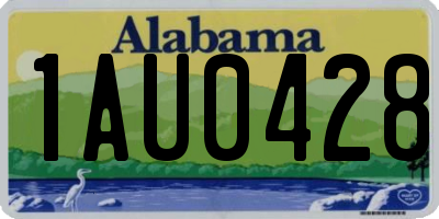 AL license plate 1AU0428