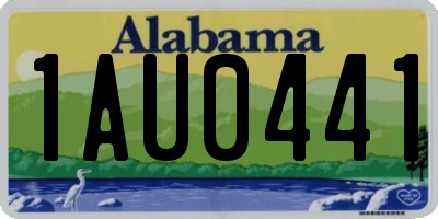 AL license plate 1AU0441
