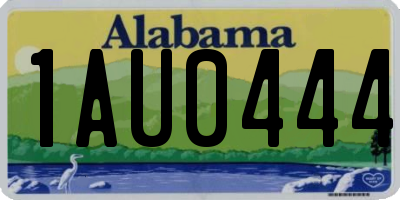 AL license plate 1AU0444