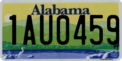 AL license plate 1AU0459