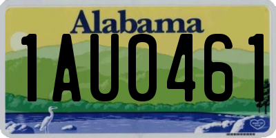 AL license plate 1AU0461