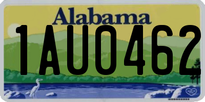 AL license plate 1AU0462
