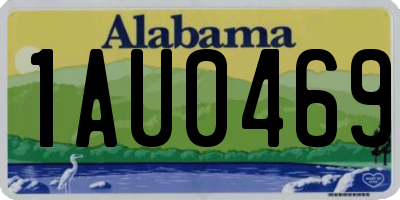AL license plate 1AU0469
