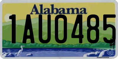 AL license plate 1AU0485
