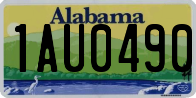 AL license plate 1AU0490