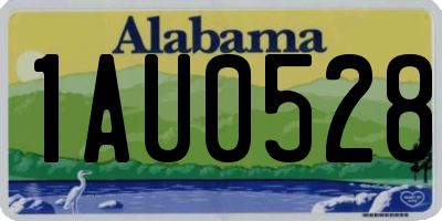 AL license plate 1AU0528
