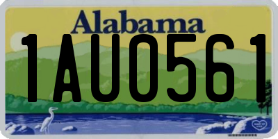 AL license plate 1AU0561