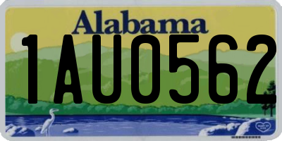 AL license plate 1AU0562