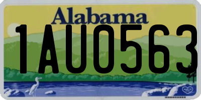AL license plate 1AU0563
