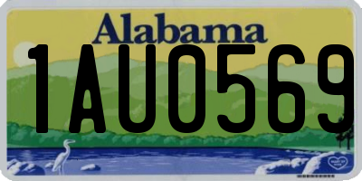 AL license plate 1AU0569