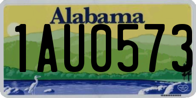 AL license plate 1AU0573